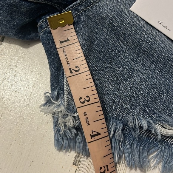 KanCan High Waist Denim Shorts - Blue - Picture 11 of 12